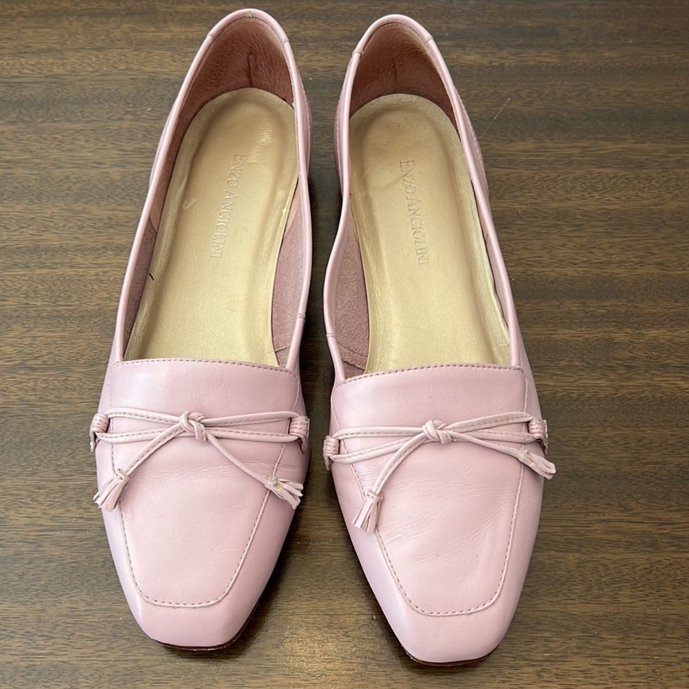 Gorgeous Light Mauve Enzo Angioloni Leather Shoes, Size 6M - Picture 2 of 13